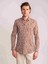 Kahve Erkek Slim Fit Brent Alttan Düğmeli Yaka Uzun Kol Gömlek 5