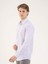Lila Erkek Slim Fit Brent Yaka Uzun Kol Gömlek 2