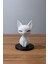 Mini – 3D Baskılı Minimalist Kedi Figürü - Sallanan Kafalı Figür 1