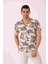 Mix Erkek Slim Fit Apaç Yaka Kısa Kol Gömlek 2