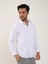 Beyaz Erkek Regular Fit Brent Yaka Uzun Kol Gömlek 4