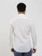 Beyaz Erkek Slim Fit Düz Klasik Yaka Uzun Kol Gömlek 5