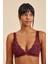 Roma Bordo Balensiz Dantelli Üçgen Bralet Sütyen Külot Takım 5