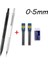 0.3 0.5 0.7 0.9 2.0mm Full Metal Mekanik Kalem Seti Sanat Eskiz Hb Geri Döner Nıb Okulu Yazma Kalem Hediyesi Istasyonculuk: 0.3mm Set (Yurt Dışından) 1