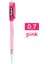 Pentel AX105 Üst Pres 0.5mm 0.7mm Okul ve Ofis Kırtasiyesi Için Mekanik Kalem Renkli Rolor: 1- Pcs Pembe 0,7 mm (Yurt Dışından) 1