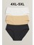 Kadın Büyük Beden (Mı Emay 6141 4xl ve 6152 5xl) 3'lü Yüksek Bel Bato Külot 3