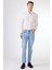 Açık Mavi Regular Fit Erkek Denim Pantolon 1