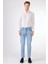 Açık Mavi Regular Fit Erkek Denim Pantolon 3