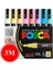 Uni Posca Akrilik Boya Işaretçisi Pens Set Plumones Marcadores Japon Kırtasiye Pc-1m 3m 5m Royenler Için Art Malzemeleri Graffiti Renk: Pc-3m 8c Yumuşak (Yurt Dışından) 1