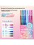Delo Parıltılı Renkli Jel Pens 1.0mm Glitter Jel Kalem Seti Scrapbooking Journa Graffiti Boyama Çizim Araçları Sanat Kırtasiye Renk: 6 Renk B (Yurt Dışından) 1