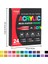 24 Renk Guangna Akrilik Kalemler Cilt Makarna Renkler Çift Uçlar Çizim Boyama Işaretleri Diy Sanat Istasyonlu Besleme Renk: 24 Renk (Yurt Dışından) 1