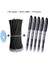 56PCS/SET Silinebilir Jel Kalem Doldurma Çubuk 0.5mm Yıkanabilir Sap Okul Kalemi Için Sihirli Silinebilir Kalem Kawaii Kırtasiye Renk: Siyah 56 Adet Set/mürekkep Renk: 0.7mm Iğne Ucu (Yurt Dışından) 1
