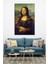Leonardo Da Vinci Mona Lisa Eseri Cam Tablo, Modern Ev ve Ofis Dekoru, Hediyelik Duvar Dekorasyonu 3