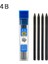 5.6mm Metal Mekanik Kalem 2b/4b/6b/8b Kalem Yeniden Doldurma Sanat Yazma Aracı Çizimler Tasarım Otomatik Kalem Kırtasiye Renk: 4pcs-4b Doldurma (Yurt Dışından) 1
