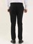Siyah Erkek Slim Fit Çizgili Klasik Pantolon 5