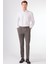 Kahve Melanj Erkek Slim Fit Pantolon 1