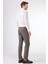 Kahve Melanj Erkek Slim Fit Pantolon 4