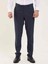 Lacivert Melanj Erkek Slim Fit Pantolon 1