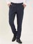 Lacivert Melanj Erkek Slim Fit Pantolon 4