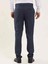 Lacivert Melanj Erkek Slim Fit Pantolon 5