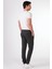Antrasit Erkek Ekstra Slim Fit Melanj Desenli Klasik Pantolon - 103492 3