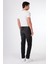Koyu Gri Slim Fit Denim Erkek Pantolon 4