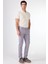 Gri Yan Cepli Düz Regular Fit Erkek Pantolon 2
