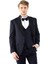 Lacivert Erkek Slim Fit Sivri Yaka Smokin Takım 2