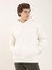 Ekru Erkek Regular Fit Kapüşonlu Sweatshirt 2