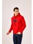 Kırmızı Erkek Regular Fit Kapüşonlu Sweatshirt 2