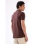 Kahve Polo Yaka Pamuklu Düz Renk Slim Fit Erkek T-shirt 4