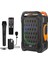 Shile Sl-10 120 Watt Taşınabilir Seyyar Amfi Hoparlör Kablosuz 1 El + 1 Yaka Mikrofonlu Kumandalı Usb+Sd+Bt 1