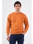 Kiremit Bisiklet Yaka Regular Fit Erkek Sweatshirt 1