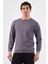 Antrasit Bisiklet Yaka Regular Fit Erkek Sweatshirt 1