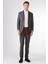 Koyu Gri Erkek Regular Fit Düz Mono Yaka Takım Elbise - 106912 1