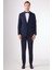 Lacivert Erkek Modern Fit Mono Yaka Smokin Takım 1