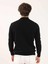 Siyah Erkek Slim Fit Yarım Balıkçı Yaka Triko 5
