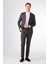 Gri Balıksırtı Slim Fit Erkek Takım Elbise 6