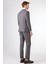 Gri Balıksırtı Erkek Takım Elbise - Slim Fit 3