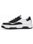 Siyah Beyaz Deri Kadın Spor Ayakkabı 16WA8224 16WA8224 3