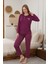 Dreamy Uzun Kollu Puantiyeli Düğmeli Yaka Pijama Takımı 3