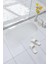 Mark Premium Serisi Banyo - Küvet Içi Kaydırmaz Vantuzlu Yuvarlak Desenli Oval Paspas 66,5 x 36,5 Cm, Koyu Beyaz 2