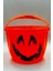 Halloween Işıklı Kulplu Şeker Kovası Bal Kabağı Turuncu 2
