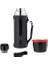 X-Juglarge Paslanmaz Çelik Termos 1200ML Seyahat Termosu 1.2l (Siyah) 3