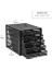 Reader 5cabmesh-Blk Dolap, Metal, Dosya, Ofis Depolama, Ağır Hizmet Tipi Çok Amaçlı, Siyah 5 Çekmeceli 3