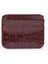 Bordo SHK181 Kroko Suni Deri, 4 Kartlık ve Para Bölmeli, Unisex Kartlık 1