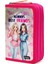 Pembe Best Friends Desenli Pvc Üç Bölmeli Kız Çocuk Organizer Kalemlik Kalem Kutusu -CP7002 5