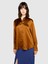 Sisley %100 Ipek Regular Fit Gömlek Kadın Kahverengi Gömlek - 323A5Q6WLQ05E 4