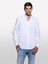 Sisley Pamuk Karışımlı Slim Fit Uzun Kollu Gömlek Erkek Beyaz Gömlek - 324A5CNXSQ032 3
