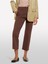 Sisley Streç Pamuklu Arkası Biyeli Cepli Pantolon Kadın Kahverengi Pantolon - 325P49MALE02X 2